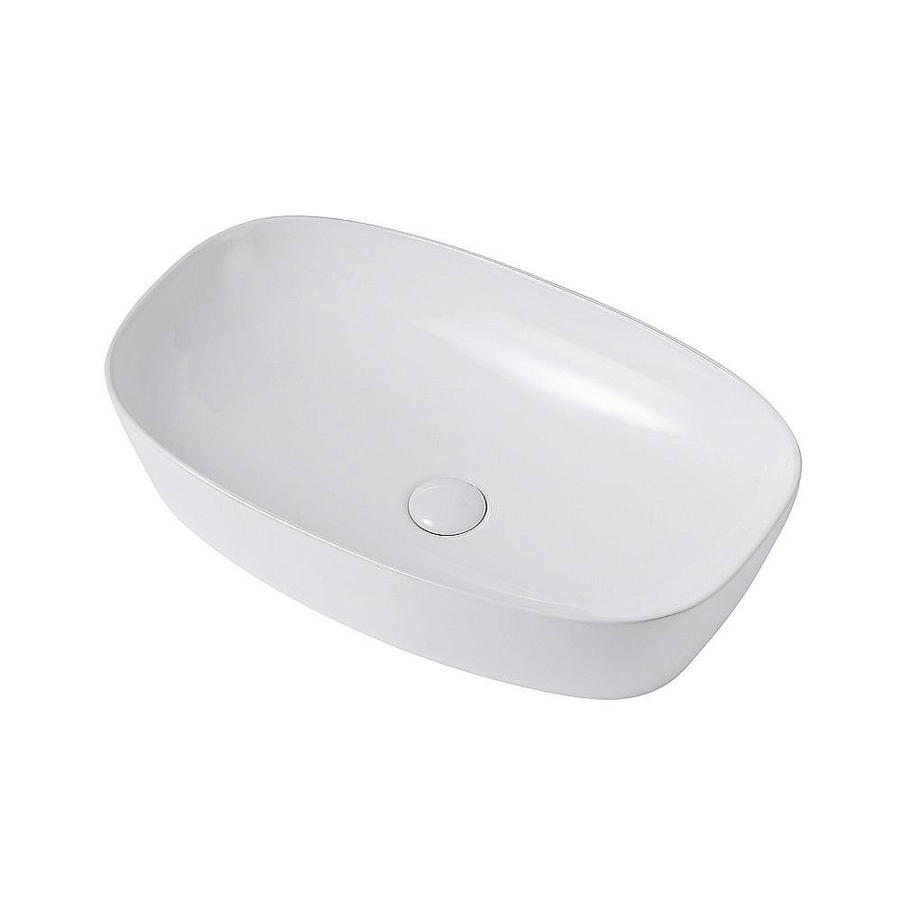 Раковина накладная ABBER Rechteck AC2206 белая купить в интернет-магазине Sanbest