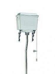 Бачок для унитаза Burlington T59 WHI белый алюминий купить в интернет-магазине сантехники Sanbest