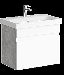 Тумба под раковину Aqwella Smart 60 бетон светлый купить в интернет-магазине сантехники Sanbest