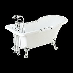 Ванна Migliore IMPERO на лапах LEONE STANDART 26927 180х87 белая,хром купить в интернет-магазине Sanbest