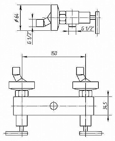Смеситель для душа Migliore Syntesi ML.SNS-7946.CR купить в интернет-магазине сантехники Sanbest