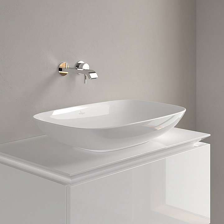 Раковина Villeroy&Boch Loop & Friends 4A500001 альпийский белый купить в интернет-магазине Sanbest