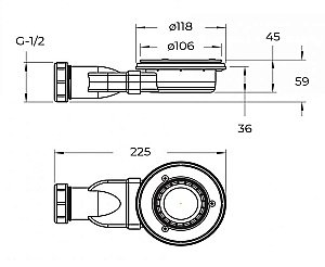Душевой поддон BelBagno UNO 170х80 белый купить в интернет-магазине Sanbest