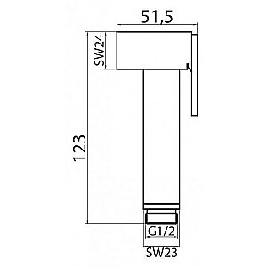 Гигиенический душ Cezares Articoli Vari CZR-ID3-01 купить в интернет-магазине сантехники Sanbest