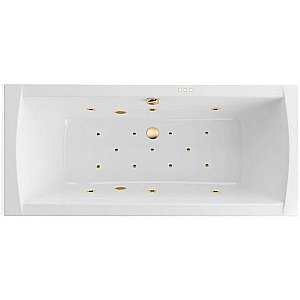 Ванна акриловая Excellent Aquaria Lux Slim RELAX WAEX.AQU18S.RELAX.GL 180x80 белая с гидромассажем купить в интернет-магазине Sanbest