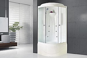 Душевая кабина Royal Bath RB90BK2-M 90x90 профиль белый/стекло матовое купить в интернет-магазине Sanbest