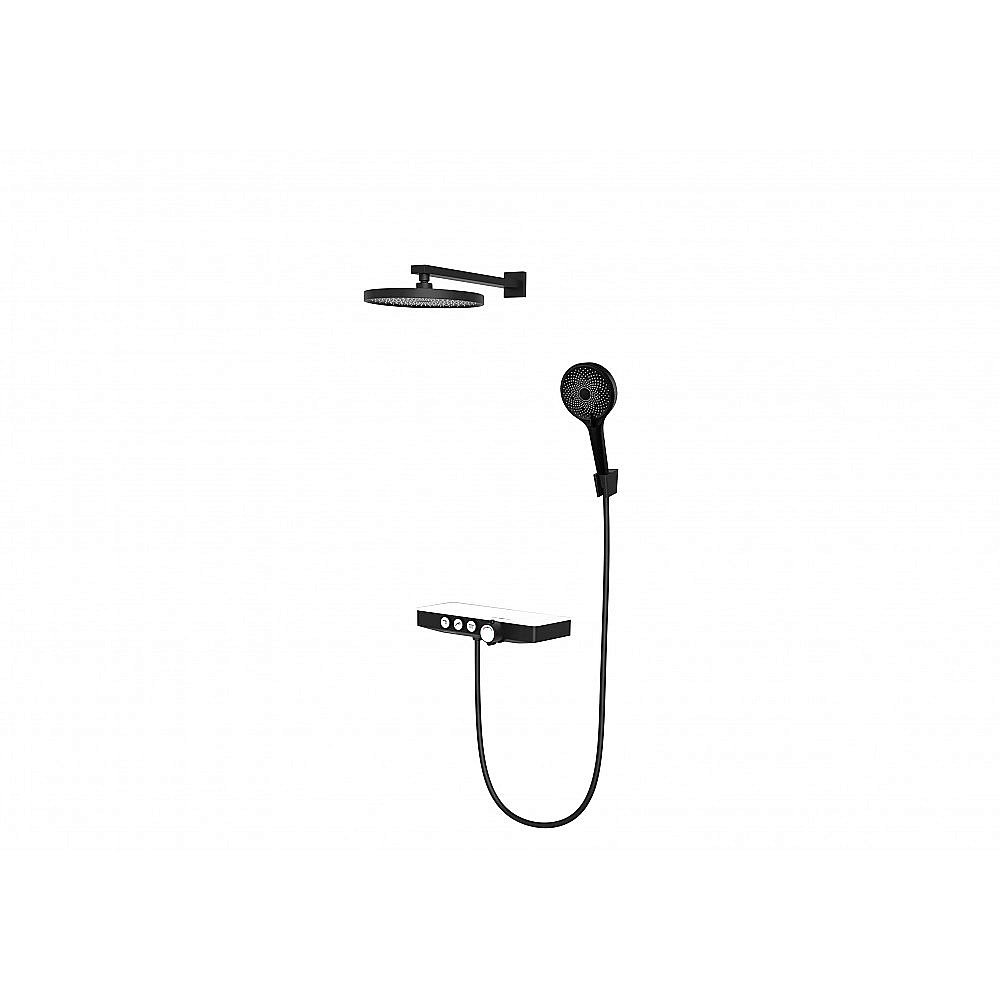 Душевая система BERGES MORANS 75004 черная матовая купить в интернет-магазине сантехники Sanbest