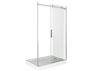 Душевая дверь Good door GALAXY WTW-140-C-CH профиль хром/стекло прозрачное купить в интернет-магазине Sanbest