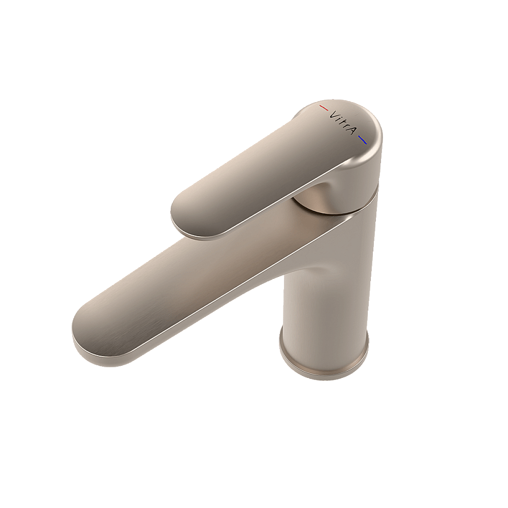 Смеситель для раковины VitrA Root Round A4270634EXP брашированный никель купить в интернет-магазине сантехники Sanbest