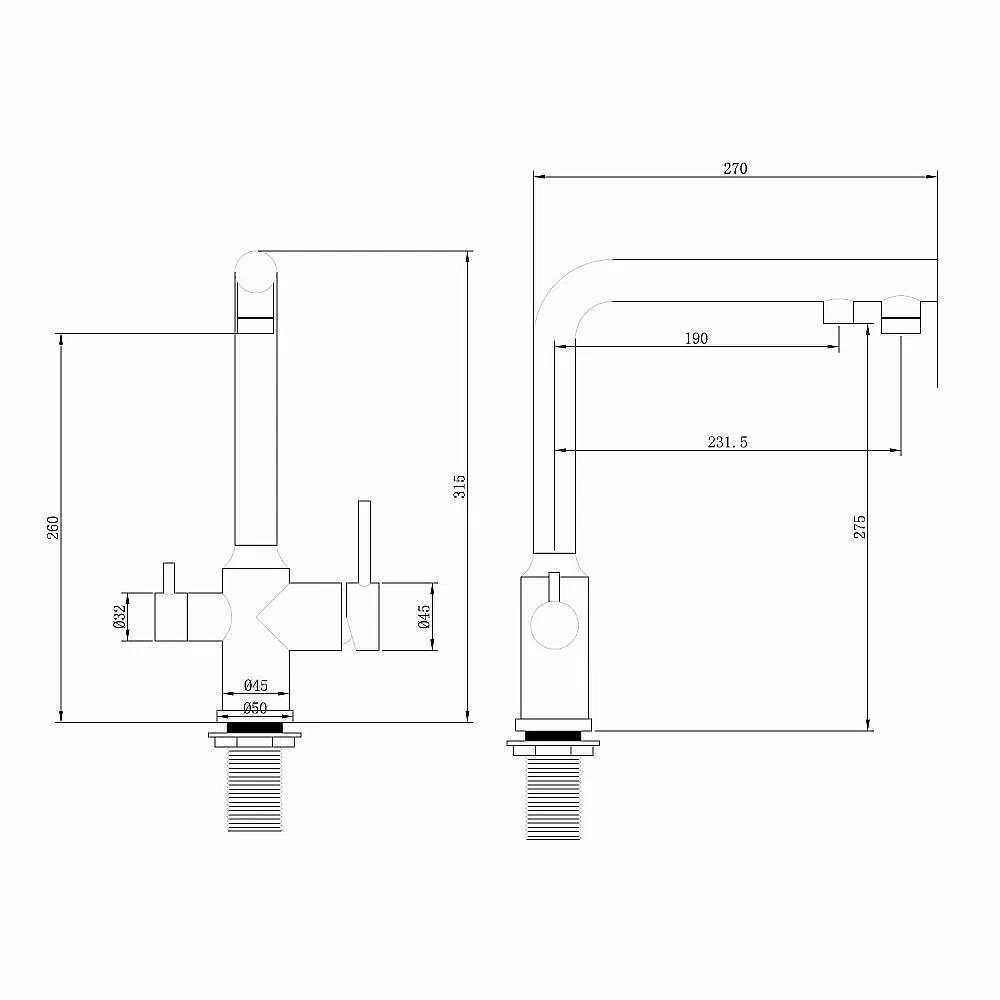 Смеситель для кухни ABBER Emotion AF8814W белый матовый купить в интернет-магазине сантехники Sanbest