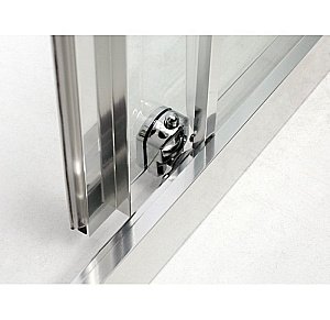 Душевой уголок BelBagno DUE-R-2-90-P-Cr 90х90 стекло текстурное/профиль хром купить в интернет-магазине Sanbest