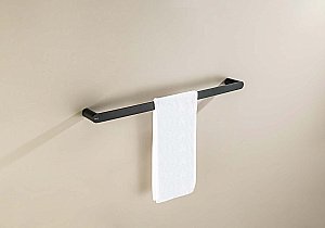 Полотенцедержатель Aquatek Лира AQ4414MB 60 черный матовый купить в интернет-магазине сантехники Sanbest