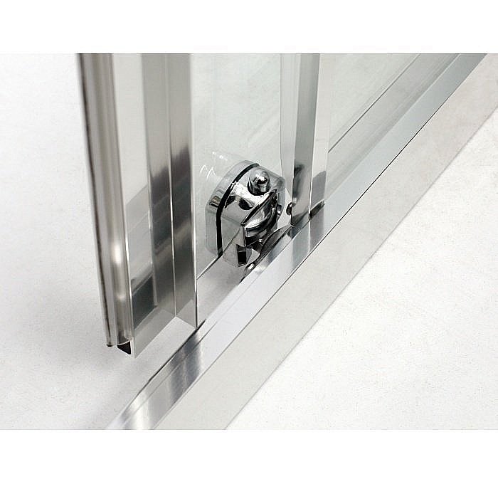 Душевой уголок BelBagno DUE-R-2-90-P-Cr 90х90 стекло текстурное/профиль хром купить в интернет-магазине Sanbest