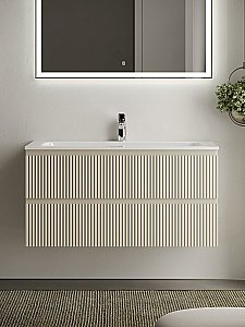 Тумба с раковиной Sancos SNOB R SNR100CE 100 Beige Soft для ванной в интернет-магазине Sanbest