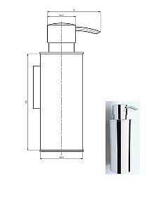 Диспенсер Langberger Accessories 70769 купить в интернет-магазине сантехники Sanbest