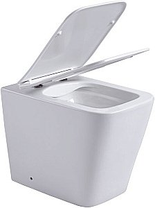 Унитаз приставной Aquanet Rimless Tavr 2.0 F LX-1908 с крышкой микролифт, безободковый купить в интернет-магазине Sanbest