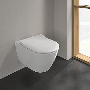 Унитаз Villeroy&Boch Subway 2.0 5614R201 безободковый, с крышкой микролифт купить в интернет-магазине Sanbest