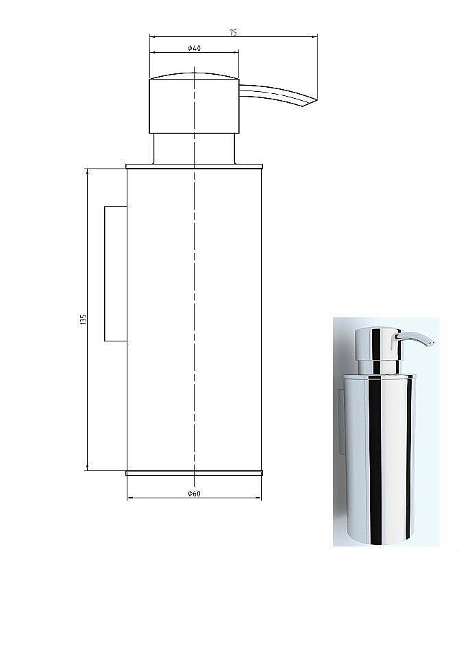 Диспенсер Langberger Accessories 70769 купить в интернет-магазине сантехники Sanbest