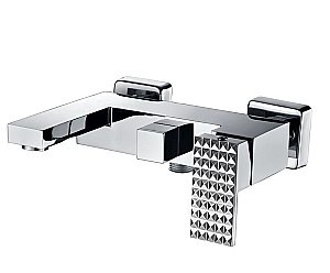 Смеситель для ванны с душевым гарнитуром Bronze de Luxe Grani TB980 хром купить в интернет-магазине сантехники Sanbest