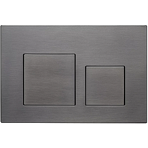 Кнопка для инсталляции Veconi Flush V4 FLV4-GM оружейная сталь матовая купить в интернет-магазине сантехники Sanbest