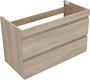 Тумба с раковиной Aquanet Нота New 334200 100 дуб светлый для ванной в интернет-магазине Sanbest