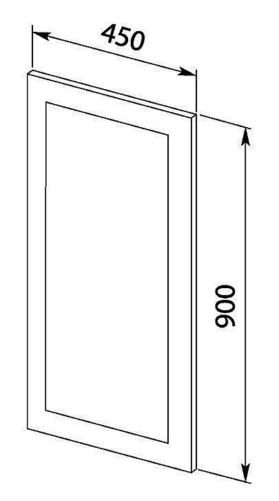 Зеркало Aquanet Нота 45х90 лайт в ванную от интернет-магазине сантехники Sanbest