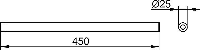Полотенцедержатель KEUCO REVA 12820010000 хром купить в интернет-магазине сантехники Sanbest