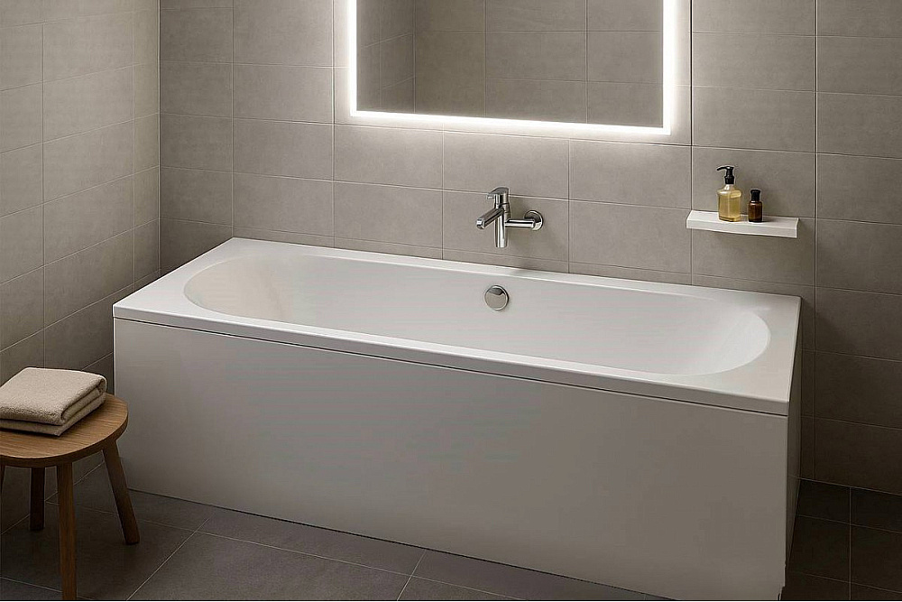Ванна акриловая Relisan Eco Plus Сима 180х80 Гл000027492 белая купить в интернет-магазине Sanbest