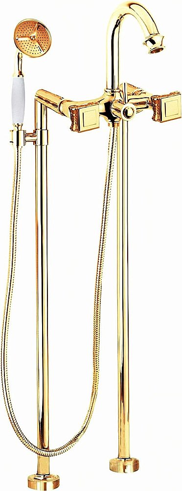 Смеситель для ванны Cezares APHRODITE-VDP-03/24-O золото купить в интернет-магазине сантехники Sanbest