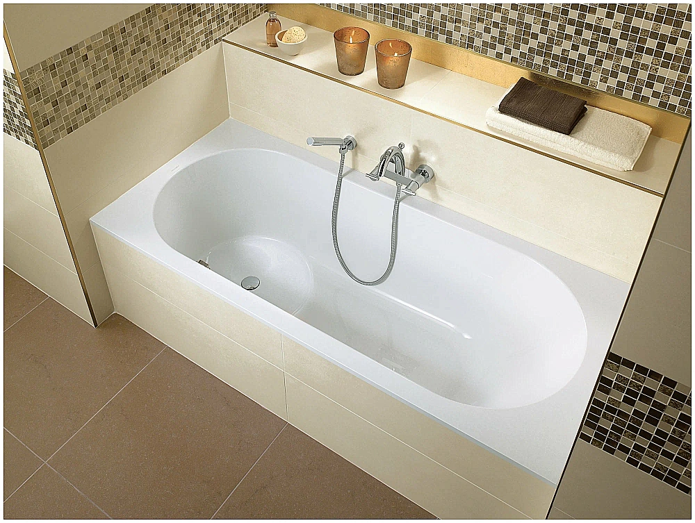 Ванна Villeroy&Boch Oberon UBQ180OBE2V-01 180x80 купить в интернет-магазине Sanbest