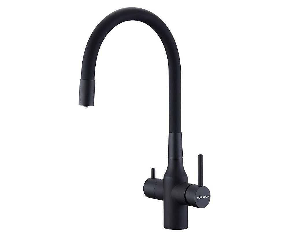 Смеситель для кухни Paulmark Salix Sa213419-AN антрацит купить в интернет-магазине сантехники Sanbest