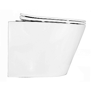 Унитаз подвесной Azario Teramo AZ-0053 SP белый, безободковый, с крышкой микролифт купить в интернет-магазине Sanbest