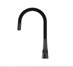 Смеситель для кухни Good Door KITCHEN-A СМ00057 оружейная сталь купить в интернет-магазине сантехники Sanbest