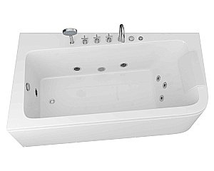 Ванна акриловая GROSSMAN GR-17095-1 170x95 белая с гидромассажем купить в интернет-магазине Sanbest
