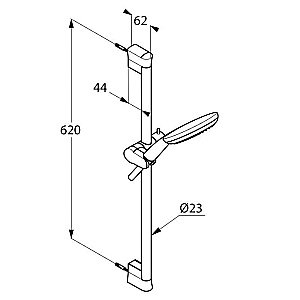 Душевой гарнитур Kludi Freshline 679300500 купить в интернет-магазине сантехники Sanbest