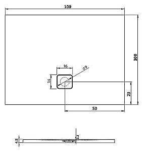 Душевой поддон Riho Basel 430 100x100 D005035005 белый купить в интернет-магазине Sanbest