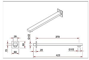 Душевая система Berges VENTAS 73002 черная матовая купить в интернет-магазине сантехники Sanbest