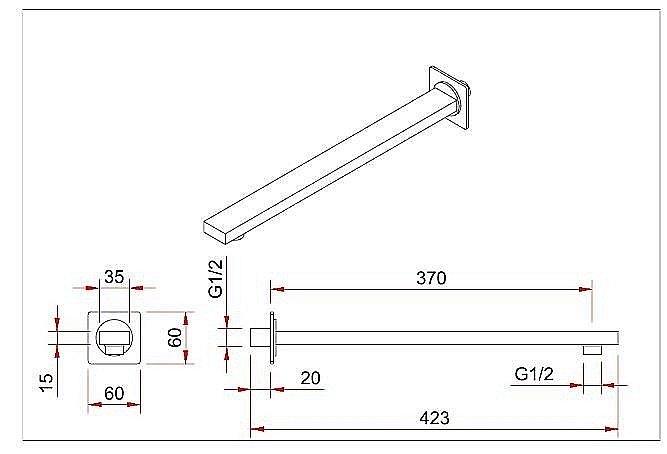 Душевая система Berges VENTAS 73002 черная матовая купить в интернет-магазине сантехники Sanbest
