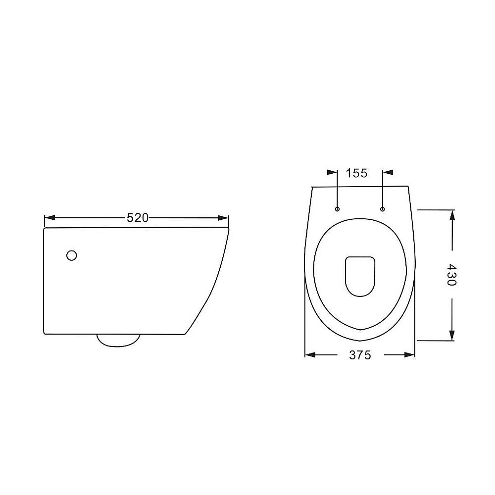 Унитаз подвесной Vincea Intero VT1-21 безободковый, с крышкой микролифт купить в интернет-магазине Sanbest