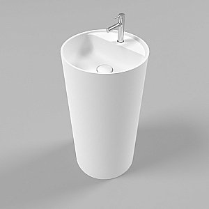 Раковина напольная WhiteCross PANTHEON 43 0708.043043.200 белая матовая купить в интернет-магазине Sanbest