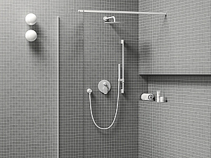 Смеситель для душа Ravak Spring SG 065.10WHM.O2 X070574 белый матовый купить в интернет-магазине сантехники Sanbest