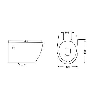Унитаз подвесной Vincea Intero VT1-21 безободковый, с крышкой микролифт купить в интернет-магазине Sanbest