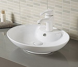 Раковина накладная Ceramalux N 50,5 78197 белая купить в интернет-магазине Sanbest