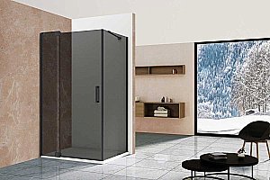 Душевой уголок Vincea Extra VSR-1E111290CGB 120x90 стекло тонированное/профиль черный купить в интернет-магазине Sanbest