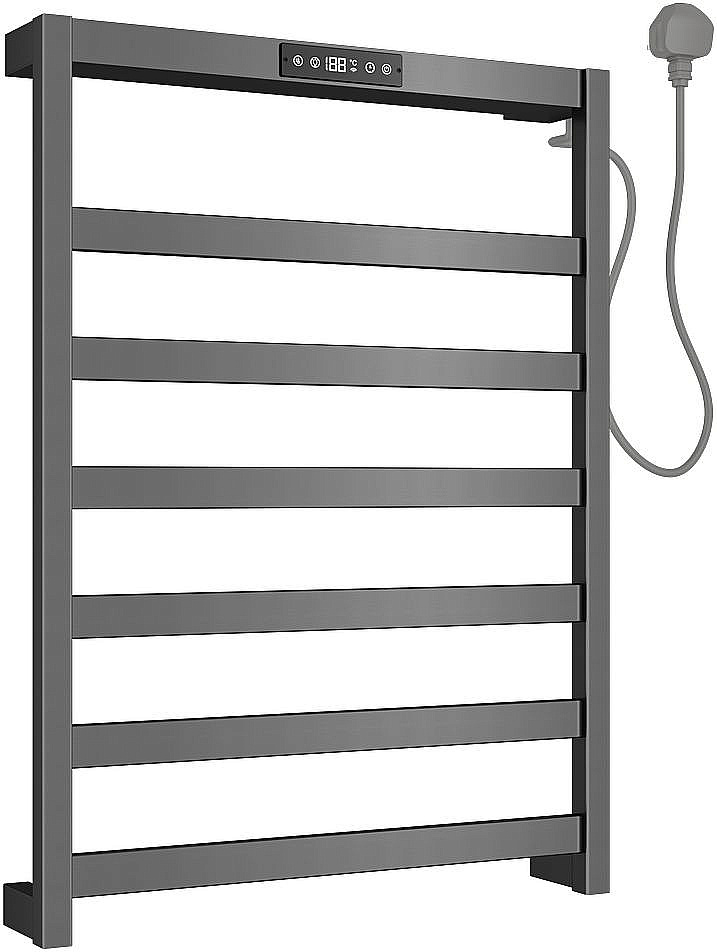 Полотенцесушитель электрический Allen Brau Reality 7.32000-GM графит брашированный купить в интернет-магазине сантехники Sanbest