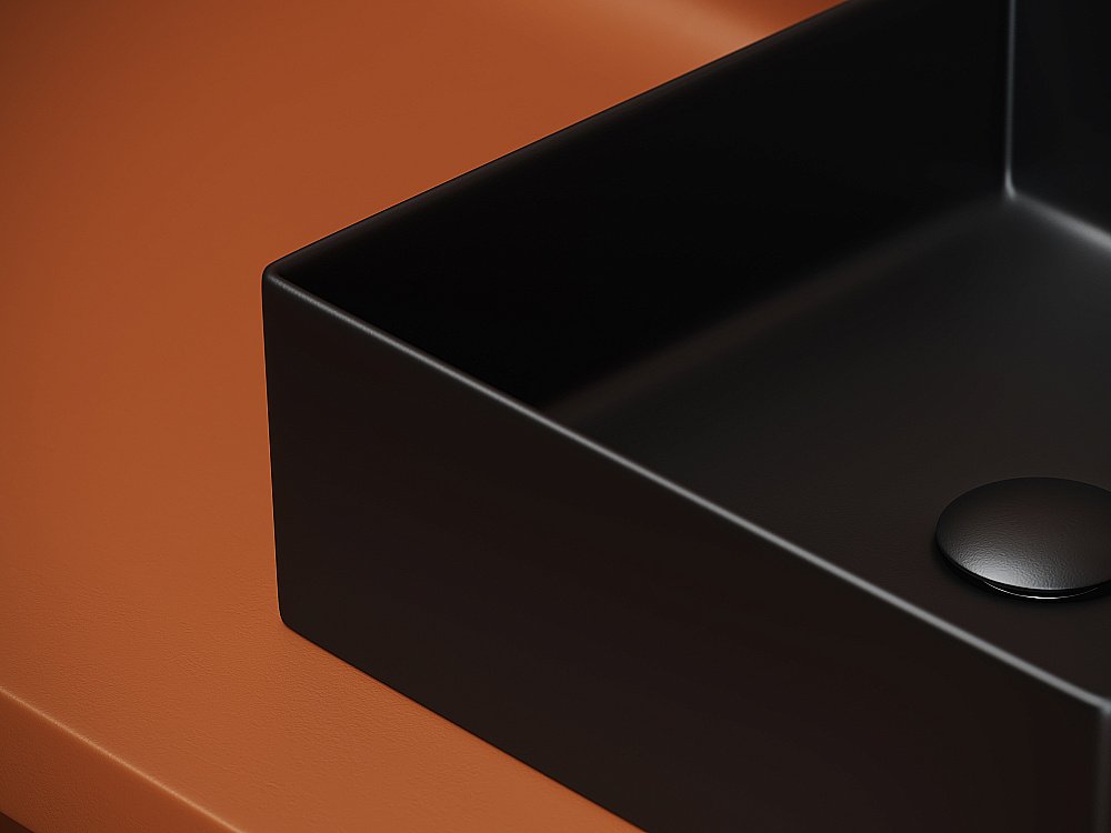 Раковина Ceramica Nova Element CN6068MB черная матовая купить в интернет-магазине Sanbest