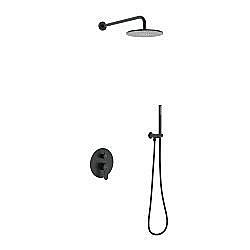 Душевая система Berges NARDIS 2R 71004 черная матовая купить в интернет-магазине сантехники Sanbest