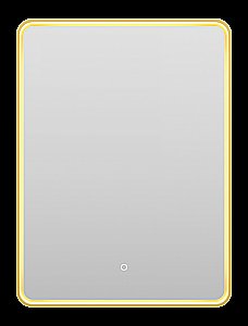 Зеркало с LED-подсветкой Misty MERCURY 60x80 золото в ванную от интернет-магазине сантехники Sanbest