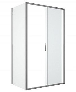 Душевой уголок Bravat DROP BS120.3100A 80х120 стекло прозрачное/профиль хром купить в интернет-магазине Sanbest