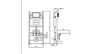 Инсталляция для унитаза Aquatek ECO Standart INS-0000014 с кнопкой KDI-0000028 белая/хром купить в интернет-магазине сантехники Sanbest